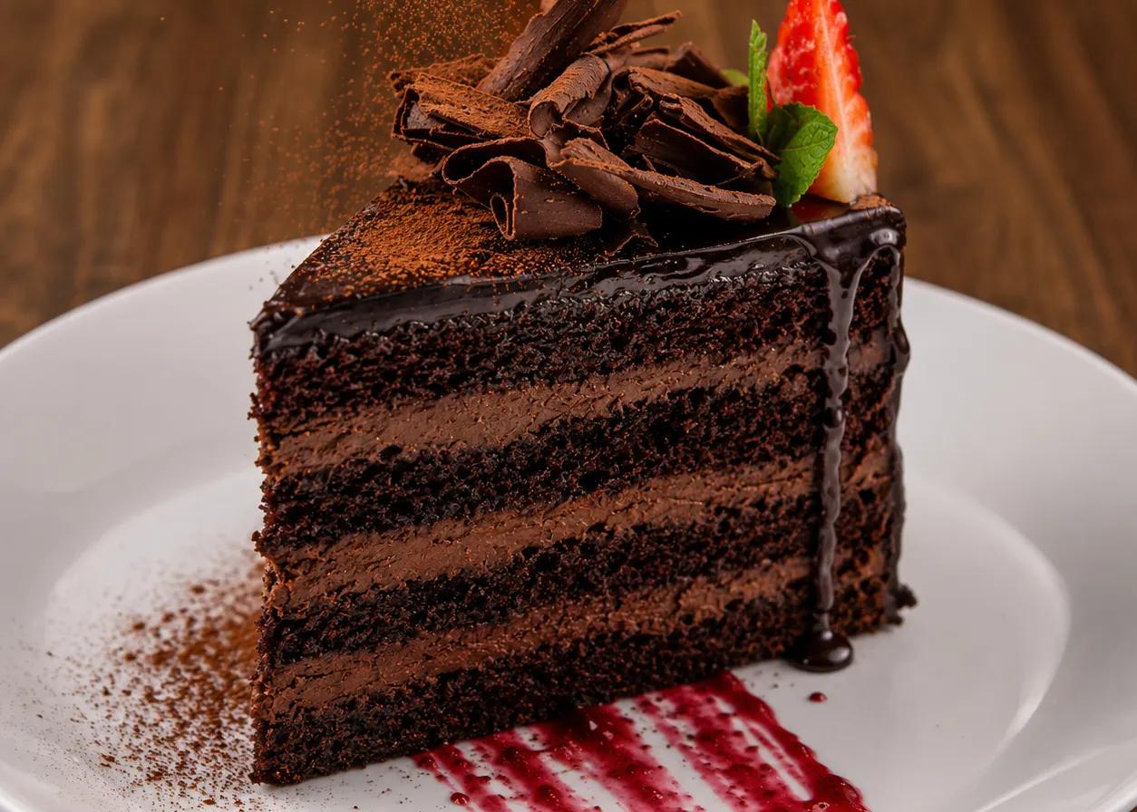 Popular item de Latin on Ocean Drive: Chocolate Layer Cake