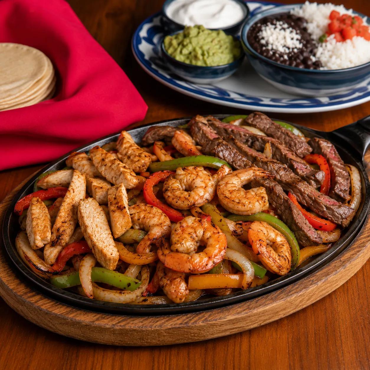 Popular item de Latin on Ocean Drive: MIXED FAJITAS