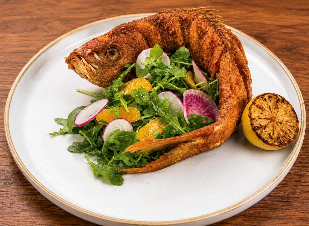 Popular item de Latin on Ocean Drive: WHOLE FRIED SNAPPER