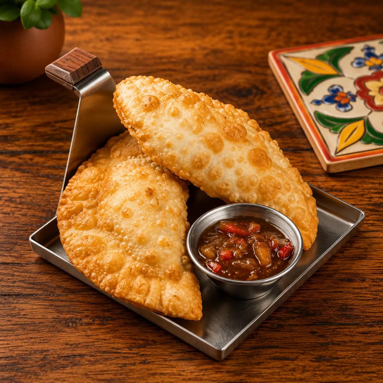 Popular item de Latin on Ocean Drive: BEEF EMPANADAS