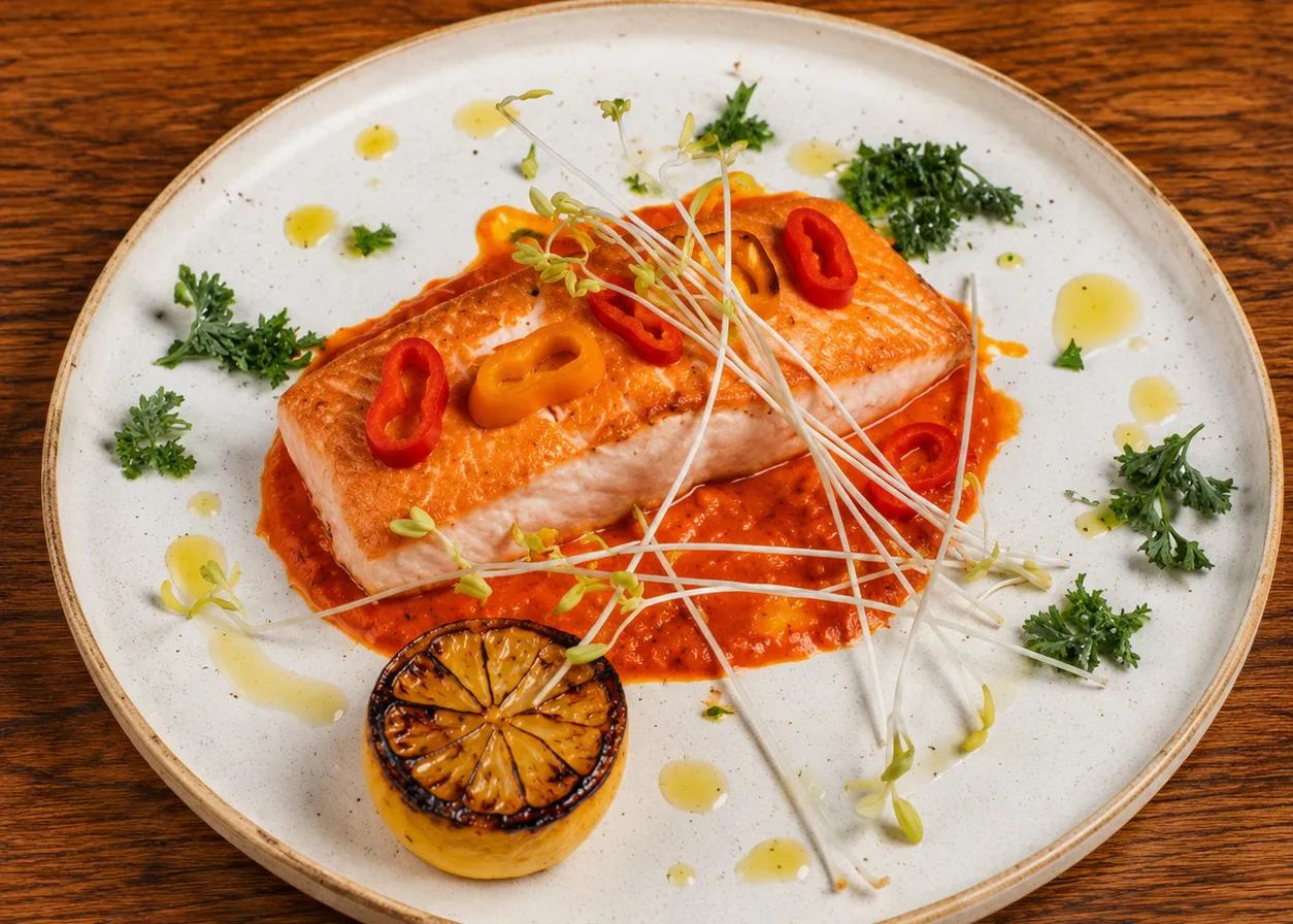 Popular item de Latin on Ocean Drive: GRILLED SALMON*
