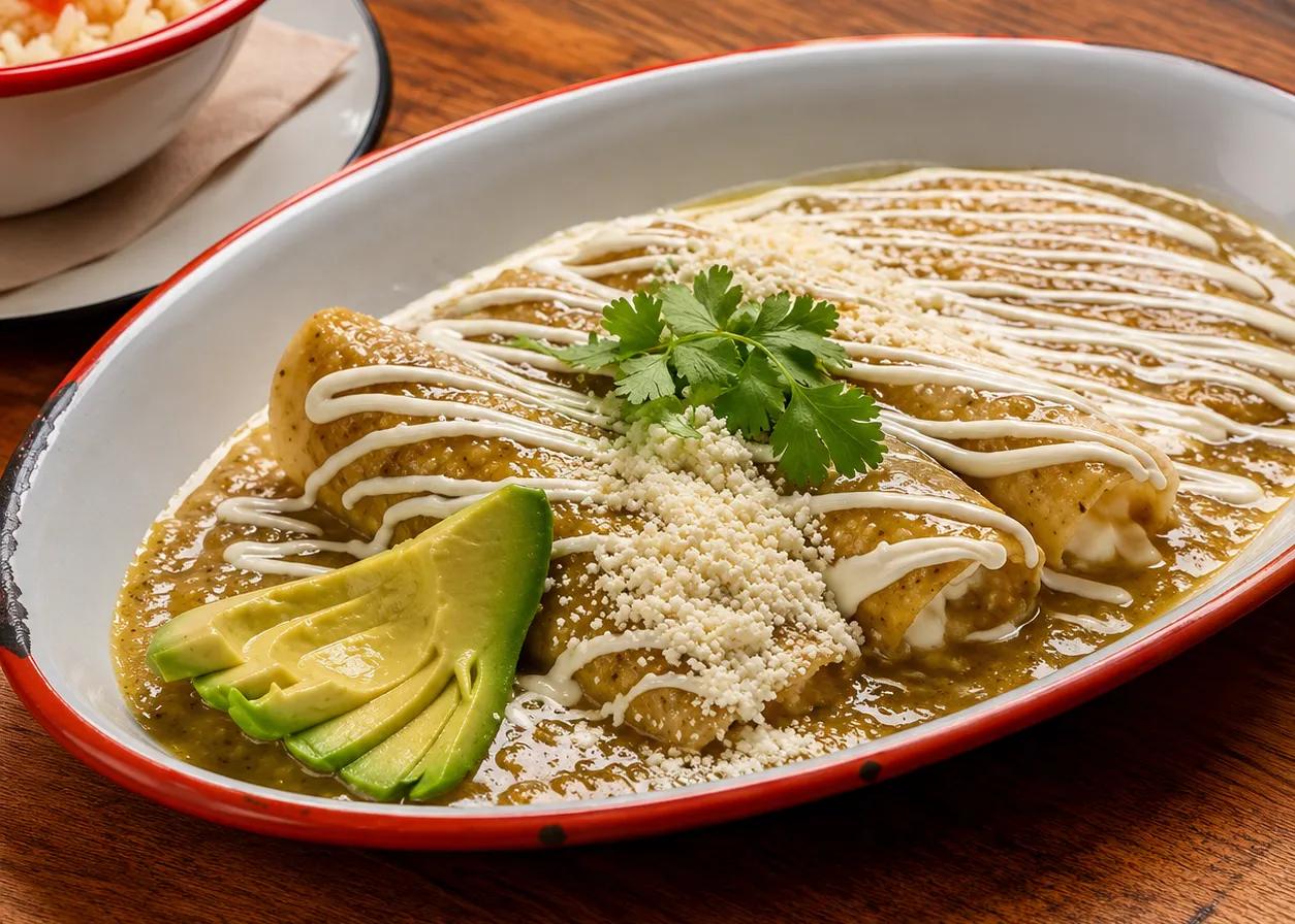Popular item de Latin on Ocean Drive: CHEESE ENCHILADAS